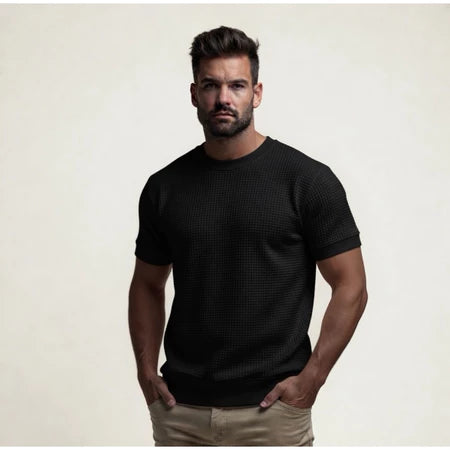 Camiseta Texturizada Básica Casual Premium