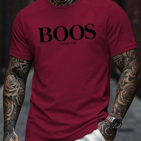 Camiseta Masculina Importada Bo..os Camisa 100% Algodão