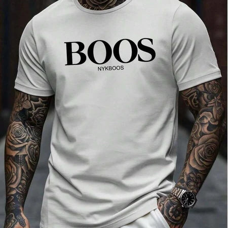Camiseta Masculina Importada Bo..os Camisa 100% Algodão