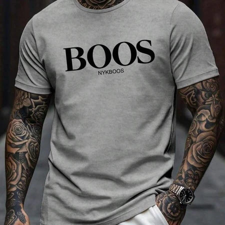 Camiseta Masculina Importada Bo..os Camisa 100% Algodão