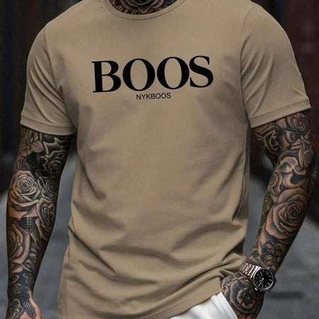 Camiseta Masculina Importada Bo..os Camisa 100% Algodão